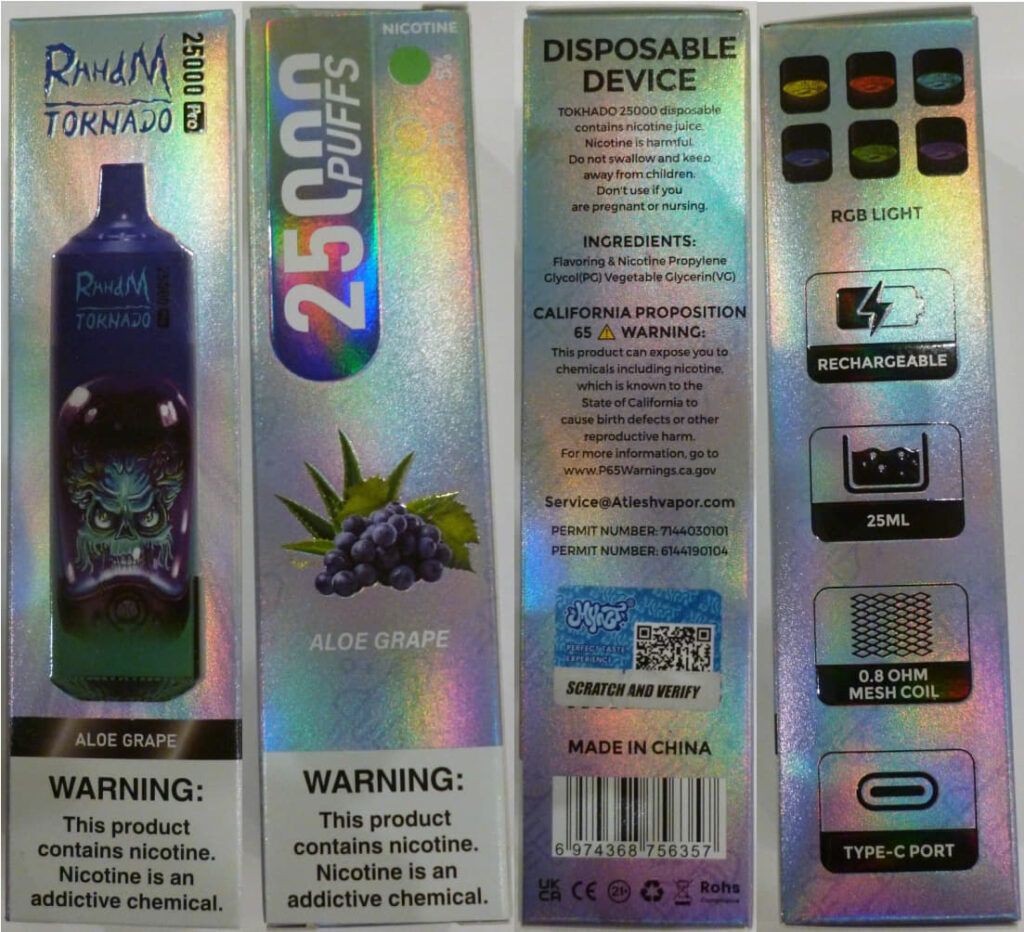 o2 fotodokumentace NV EC RHHdM TORNADO 25000 Pro PUFFS 1