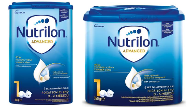 Nebezpečný výrobek - kojenecké výživy značky Nutrilon 2 Snimek obrazovky 2026 02 13 064822